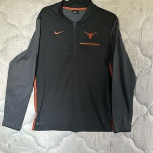 Nike dri-fit Texas Longhorn 3/4 zip